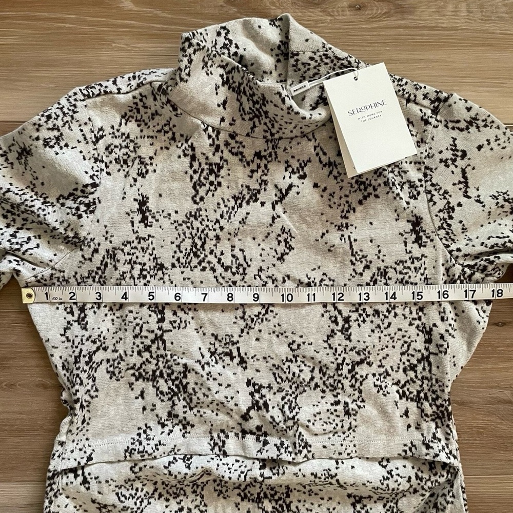 Cotton Jacquard Maternity & Nursing Dress - Picture 8 of 11